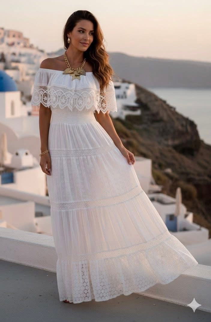 Off Shoulder Long Dress