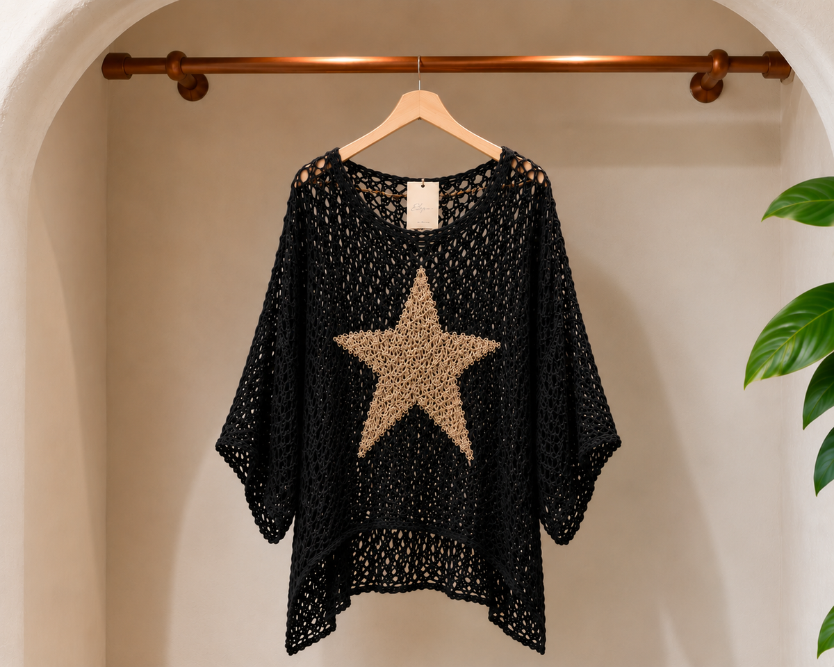 Italian Star Crochet Resort Top & Cover Up – Made in Italy
